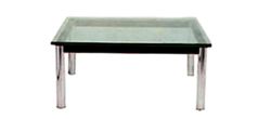 Couchtisch LC10 von Le Corbusier (Coffe table, Glastisch)