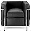 Le Corbusier LC2-1 Sessel, Einsitzer - easy chair