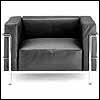 Le Corbusier LC3 Einsitzer easy chair Sessel